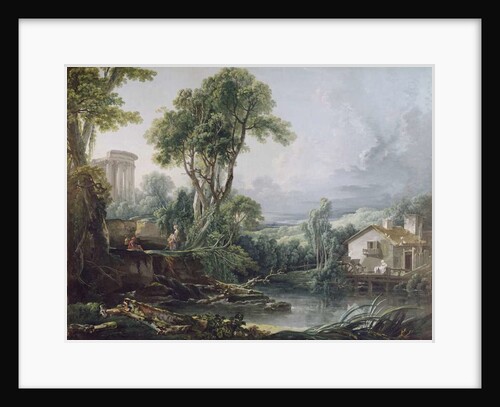 Landscape with a Watermill by Francois Boucher