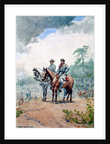 Two Federal scouts, 1887 by Winslow Homer