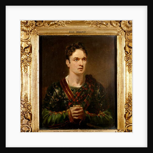 William Macready as Macbeth, c.1820 by George Clint