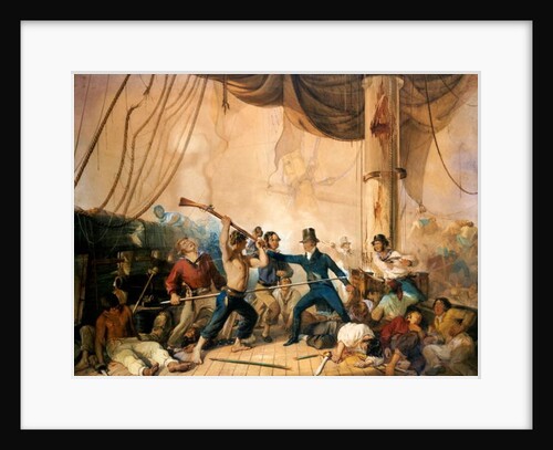 The Melee on the deck of the Chesapeake, 1813 by Unknown Artist