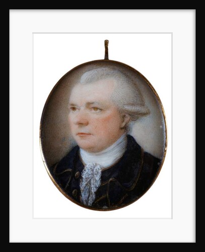 Miniature portrait of Captain John Coxon by Unknown artist