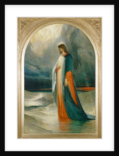 Jesus went unto them, walking on the sea, 19th century by Robert Scott Lauder