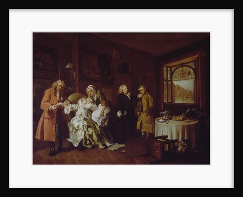 Marriage A-la-Mode: 6 The by William Hogarth
