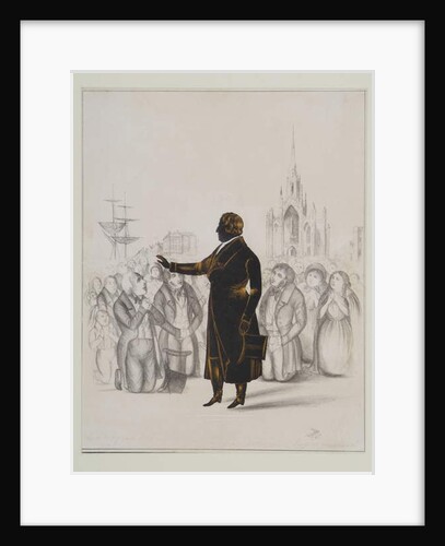 Silhouette of Father Mathew, c.1870 by Stephen O'Driscoll