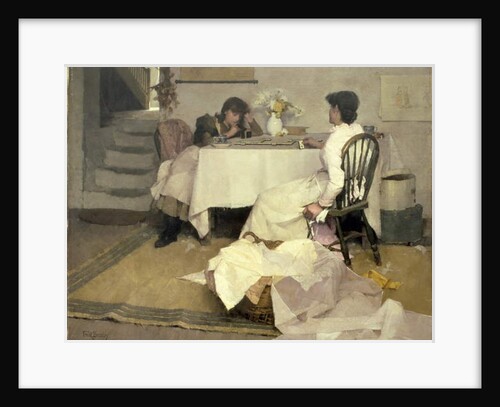 Domino!, 1886 by Frank Bramley