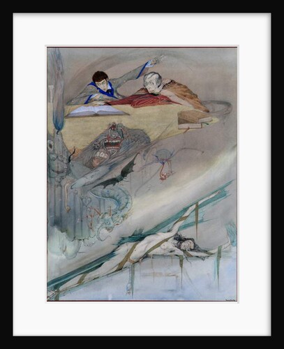 The Fall of the House of Usher, 1923 by Harry Clarke