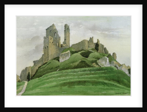 Corfe Castle by Osmund Caine