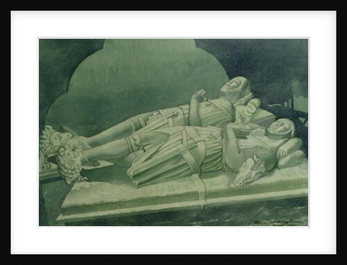 Effigies, Winchelsea Church by Osmund Caine