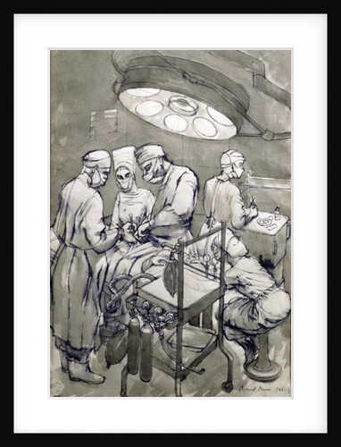 The Operation Theatre, 1966 by Osmund Caine