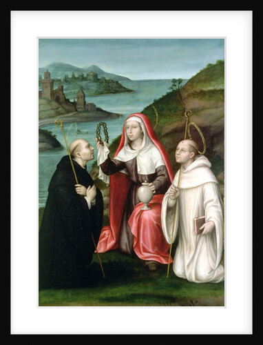 St. Mary Magdalene with St. Dominic and St. Bernard, c.1580 by Nicolas Borras