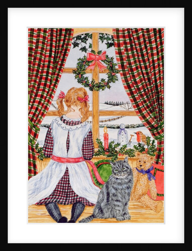 Christmas morning at the window by Catherine Bradbury