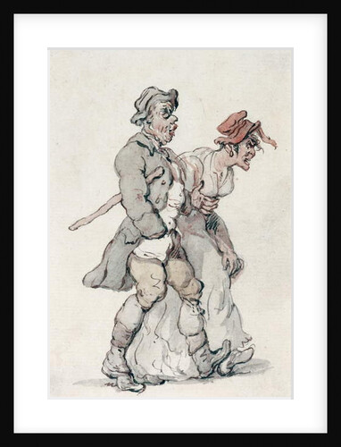 The Strollers by Thomas Rowlandson