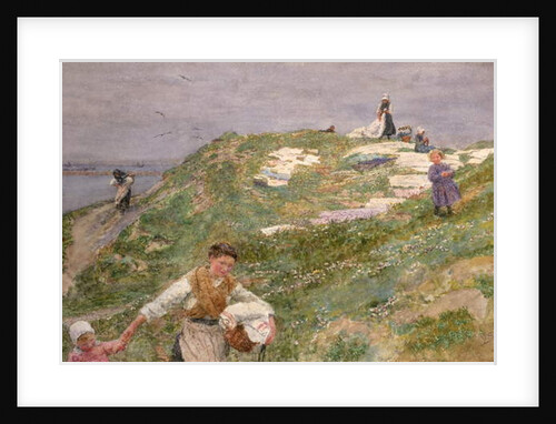 Bleaching Linen - Le Portel, before 1896 by Lionel Percy Smythe