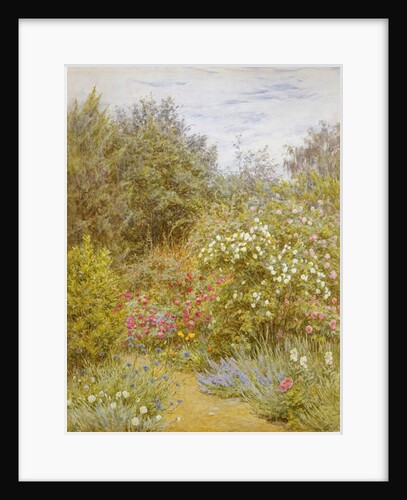 Roses in a Surrey Garden by Helen Allingham