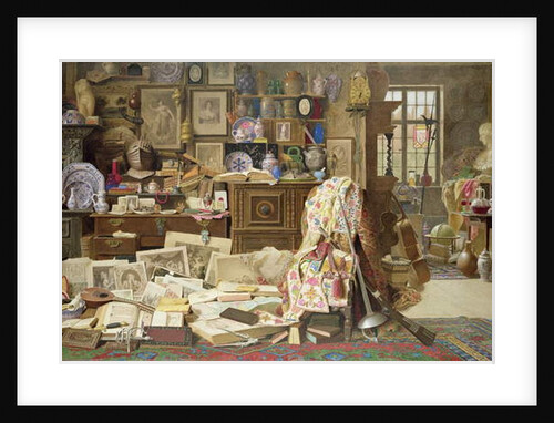 Armour, Prints, Pictures, Pipes, China Old Rickety Tables, and Chairs Broken Back'd, 1882 by Benjamin Walter Spiers
