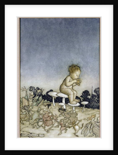 Peter Pan is the Fairies' Orchestra by Arthur Rackham