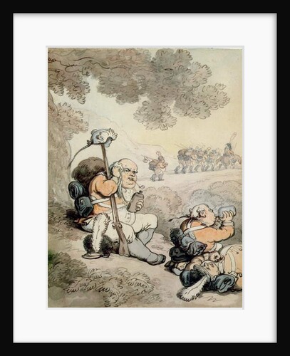 Light Infantry Volunteers, 1804 by Thomas Rowlandson