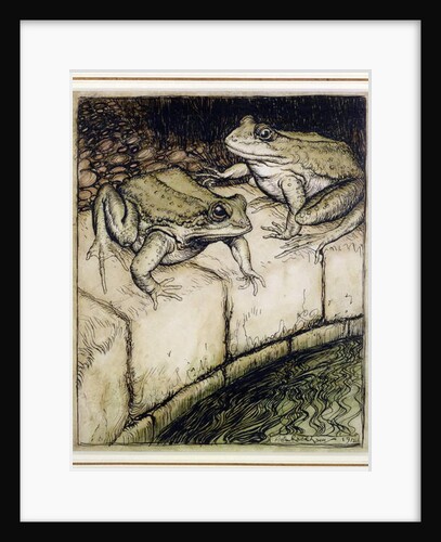 The Frogs and the Well by Arthur Rackham