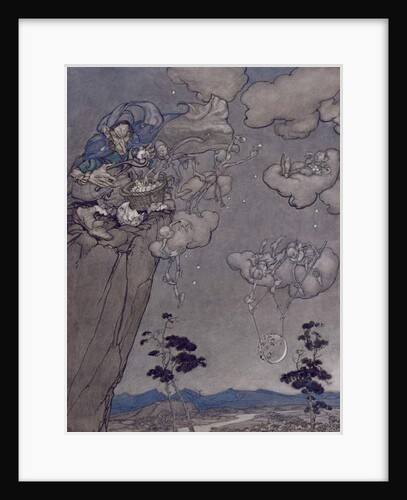Illustration from 'Rip Van Winkle' by Washington Irving 1904 by Arthur Rackham