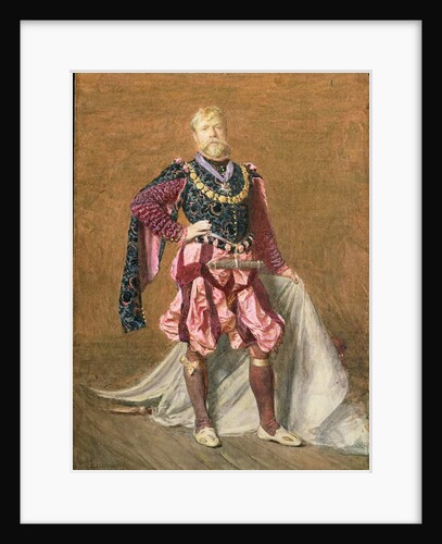 Self portrait of the artist in Elizabethan dress, 1887 by Edward John Gregory