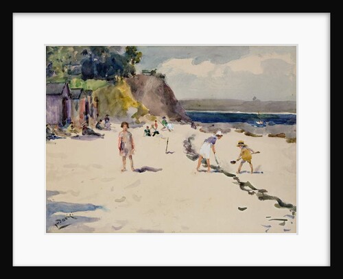 Begmeil Beach, Brittany by Albert Jnr. Ludovici