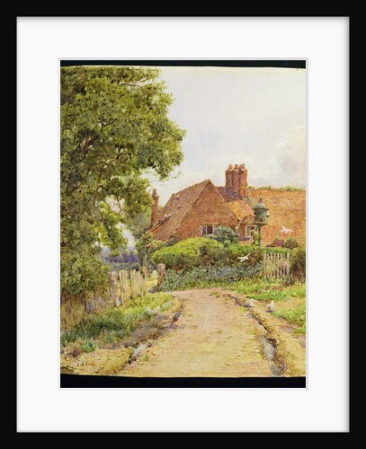 A Hampshire Farmhouse near Steep by Ernest Arthur Rowe