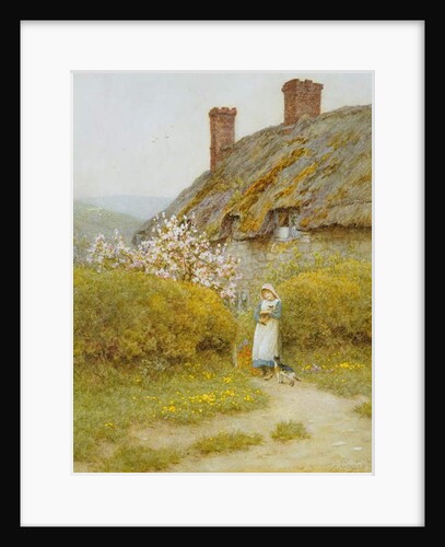 A Dorsetshire Cottage by Helen Allingham