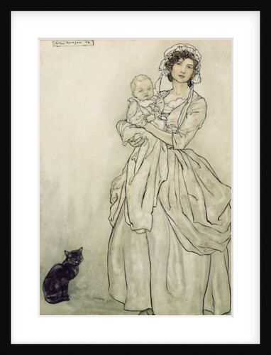 Rip's daughter and grandchild, 1904 by Arthur Rackham