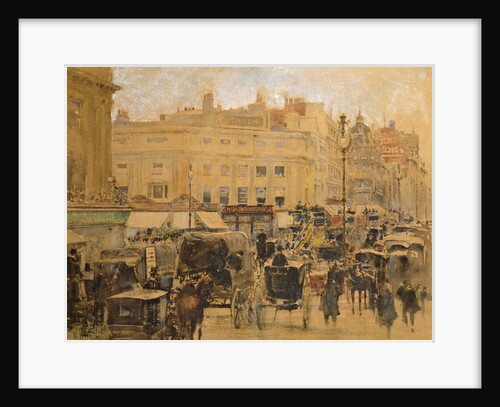 Rush Hour, Oxford Circus by William Walcot
