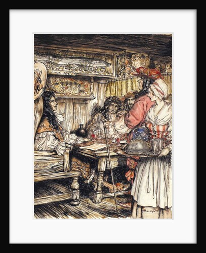 Go and see at one of the coffee houses in King Street in Westminster by Arthur Rackham