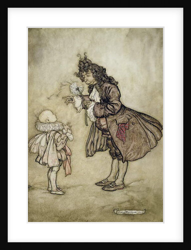 When Her Majesty Wants to Know the Time by Arthur Rackham