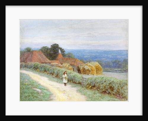 The Kentish farmhouse at Crockham Hill by Helen Allingham
