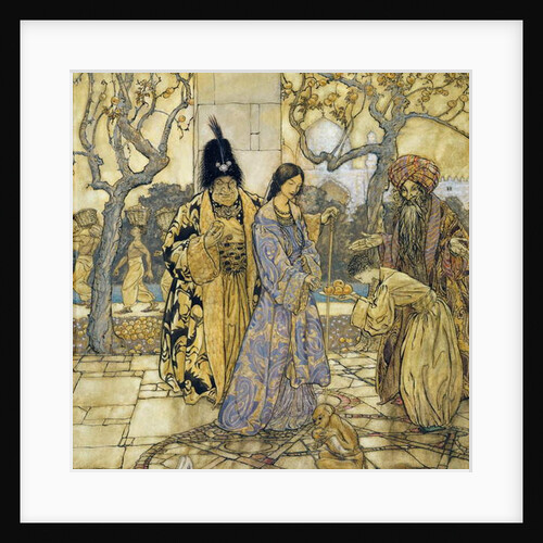 They Harvested for Ahmed's Princely Hand, 1917 by Arthur Rackham