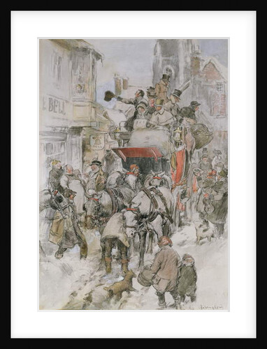 The Christmas Stagecoach by George Wright