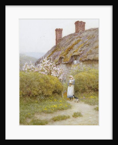 A Dorsetshire Cottage by Helen Allingham