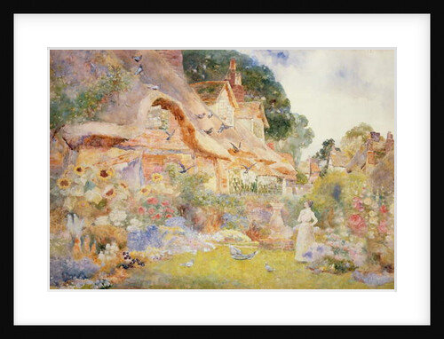 Watching the Doves, 1905 by David Woodlock