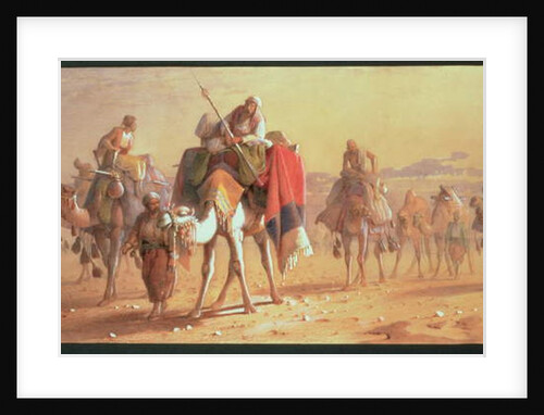 An Arab Caravan by Joseph-Austin Benwell