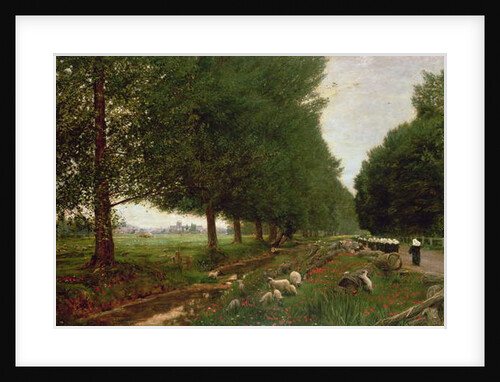 On the road to Winchester by Albert Goodwin