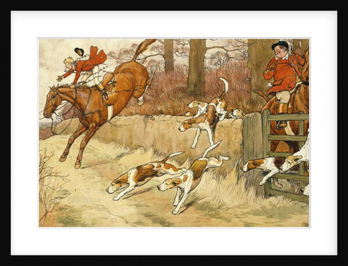 Hoff - For a Five Pound Note by Cecil Charles Windsor Aldin