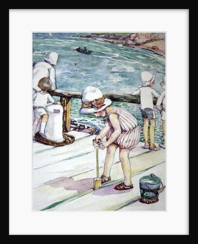 How Evangeline Lost Her Spade, 1929 by Anne Anderson