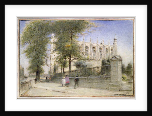 Eton College, Windsor, 1923 by Albert Goodwin