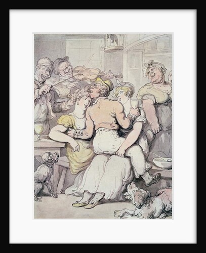 Jack Tar Admiring the Fairer Sex by Thomas Rowlandson
