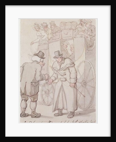 I could have travelled much cheaper by the opposition coach by Thomas Rowlandson