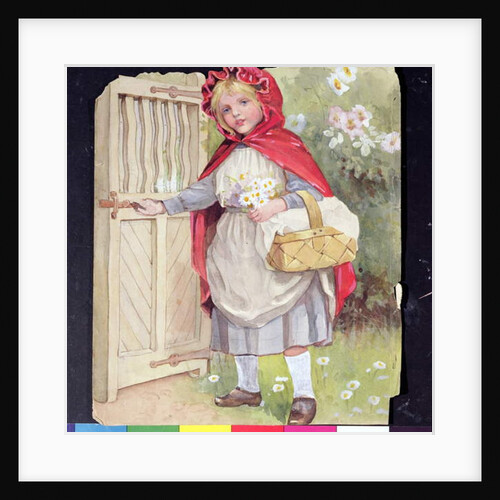 Little Red Riding Hood at the Garden Gate by Ada Dennis