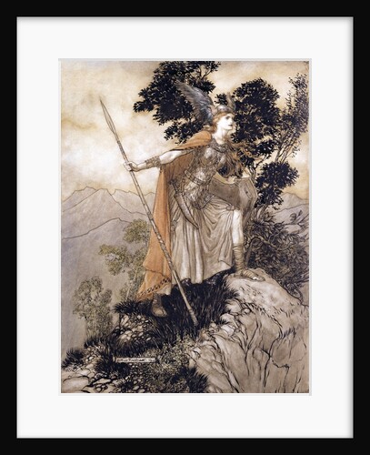 Brunhilde by Arthur Rackham