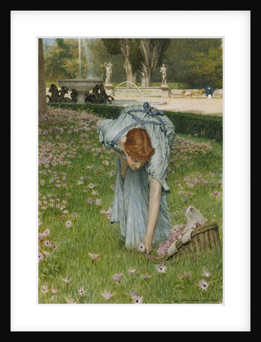 Flora - Spring in the Gardens of the Villa Borghese by Lawrence Alma-Tadema