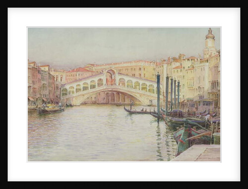 The Rialto Bridge by Walter Frederick Roofe Tyndale
