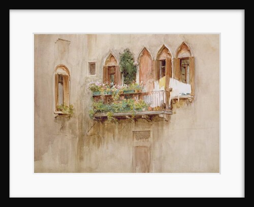 Venetian Balcony by Walter Frederick Roofe Tyndale