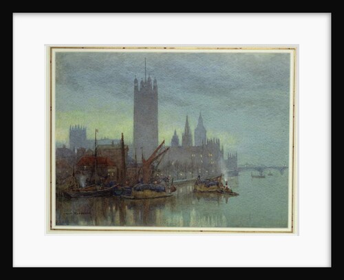 Twilight from Lambeth Bridge by Herbert Menzies Marshall