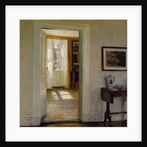 Interior with Garden by Carl Holsoe